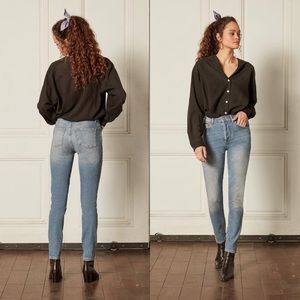 BOYISH The Billy Stretch High Rise Skinny Jeans